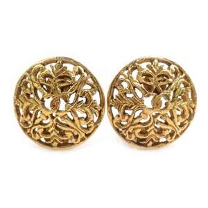 Chanel CHANEL Earrings Vintage Metal Gold Women's h32147k